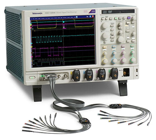 Tektronix MSO70604C Mixed Signal Oscilloscope, 6 GHz, 4 + 16 Ch., 25 GS/s